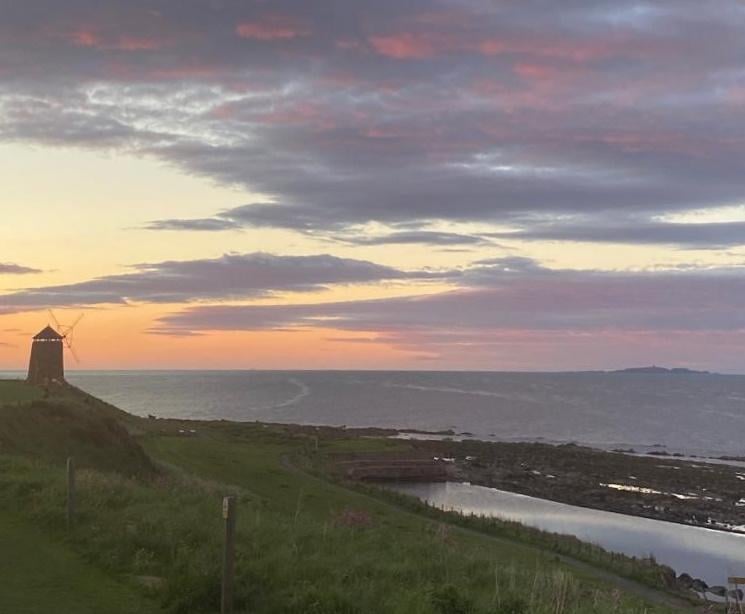 St Monans Windmill at sunrise