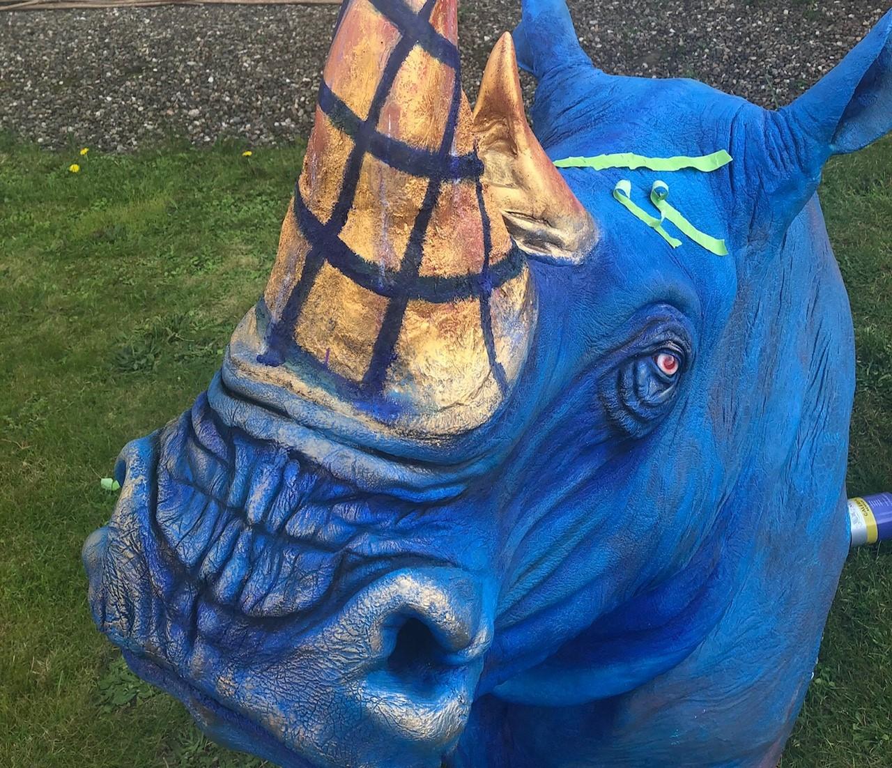 Hamish the rhino